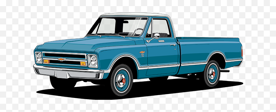 Library Of 1970 Chevy Truck Clip Library Stock Png Files - Chevrolet Chevy Truck Emoji,Pickup Truck Clipart