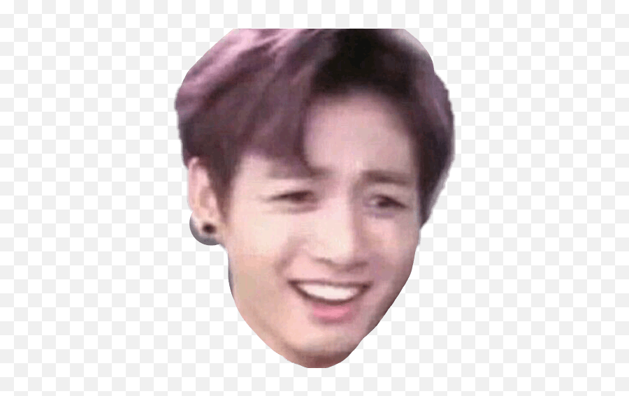 Funny Face Sticker Png - Jungkook Funny Face Transparent Background Emoji,Funny Face Png