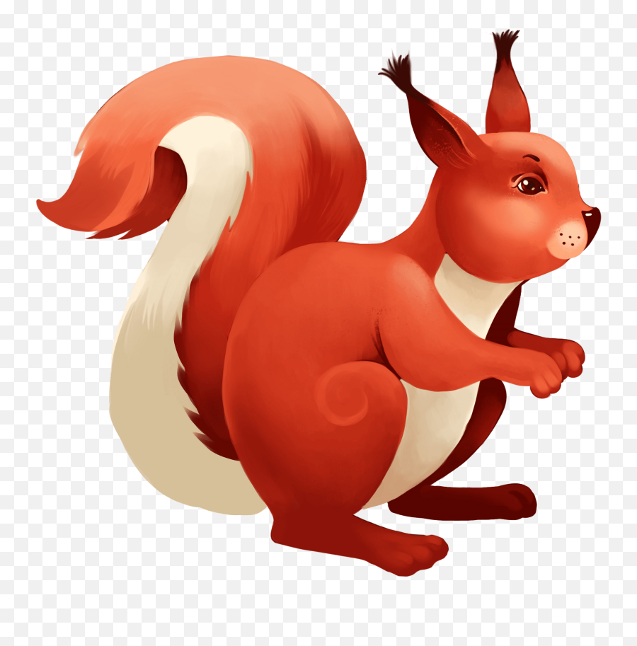 Squirrel Clipart - Animal Figure Emoji,Squirrel Clipart