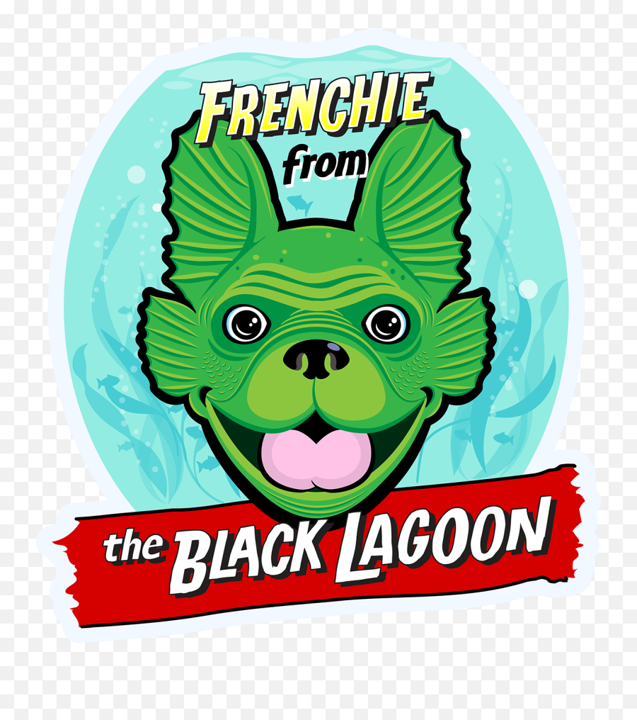 I Designed A Colorfull Gilled French Bulldog From The - Happy Emoji,French Bulldog Clipart