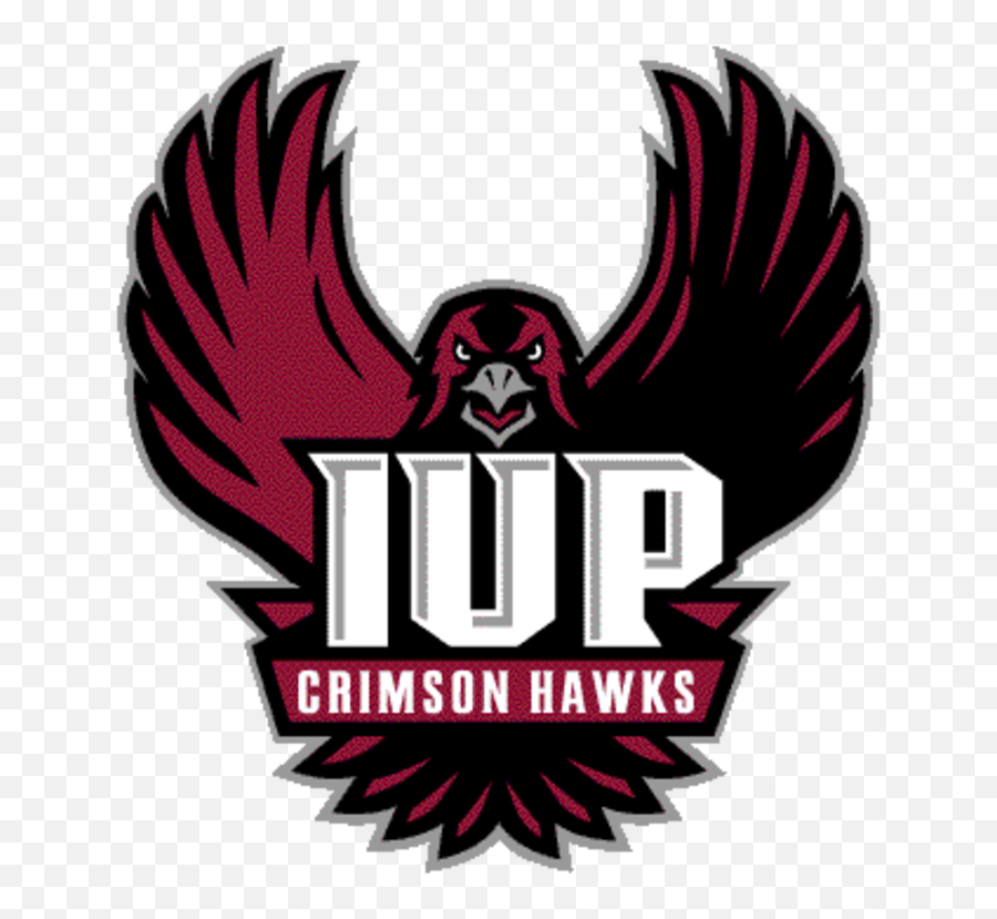 The Indiana University Of Pennsylvania Crimson Hawks - Iup Iup Crimson Hawks Logo Emoji,Pennsylvania Png