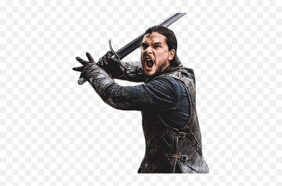 George R R Martin Game Of Thrones Jon Snow Brienne Of - Jon Snow Sword Fight Emoji,Game Of Thrones Png