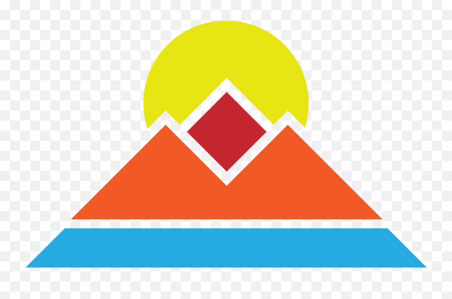 Diamond Mountain Cap - Language Emoji,Red Logo With Mountains