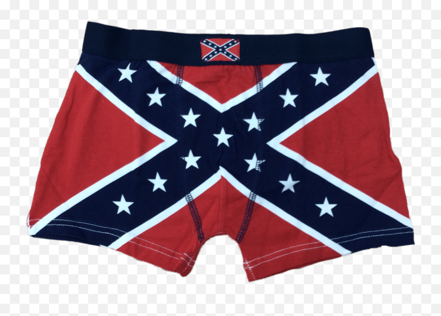 Confederate Flag Mens Boxer - Mens Rebel Flag Boxers Emoji,Rebel Flag Png