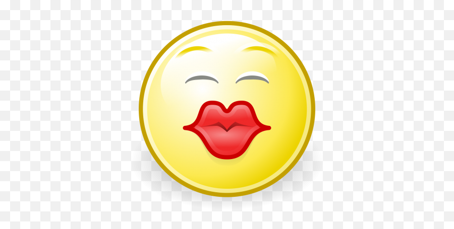 Download Kiss Smiley Free Png Transparent Image And Clipart - Plain Kiss Emoji,Smiley Face Transparent Background