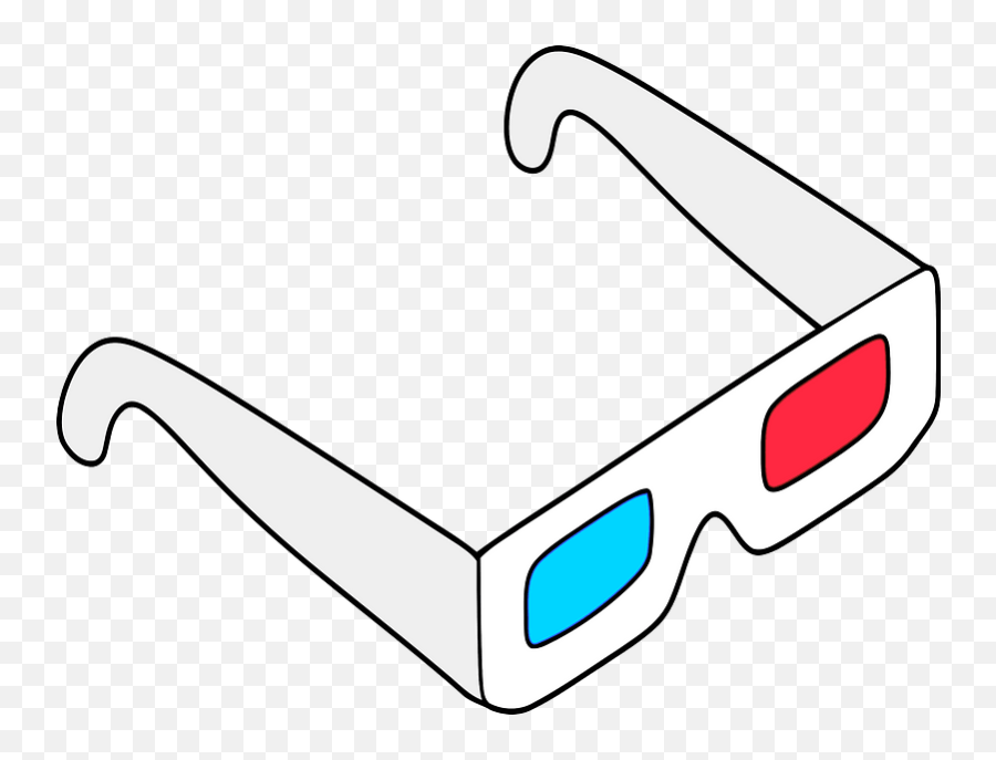 3 - Cinema 3d Glasses Clipart Emoji,3 D Clipart