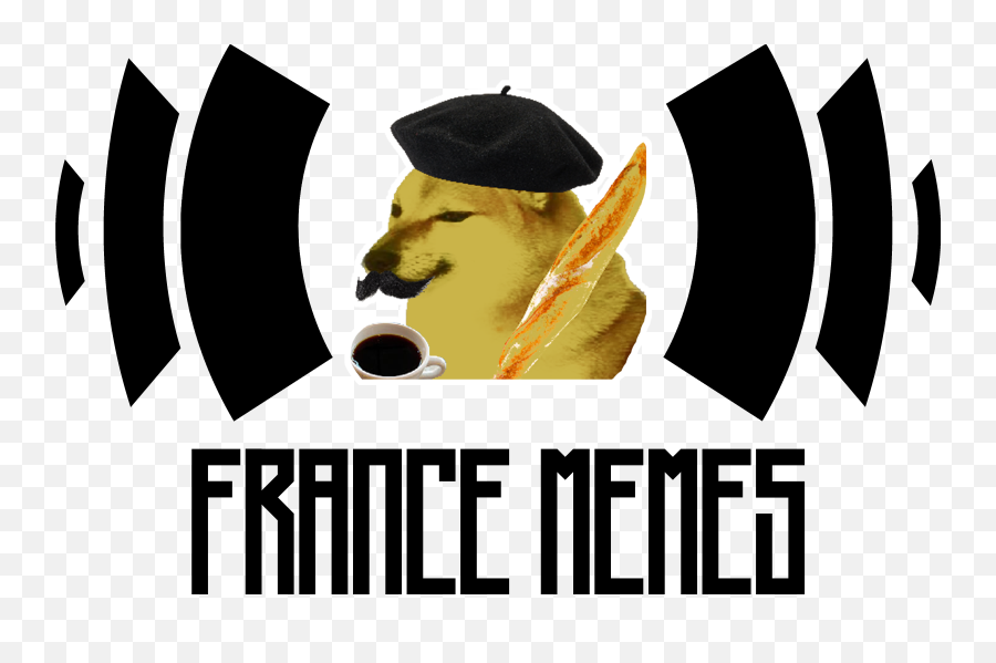 Logo France Memes Noir - France Memes Emoji,Memes Logo