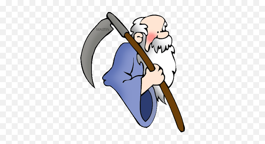 Clip Art By Phillip Martin Father Time - Father Time Clipart Emoji,New Year's Clipart