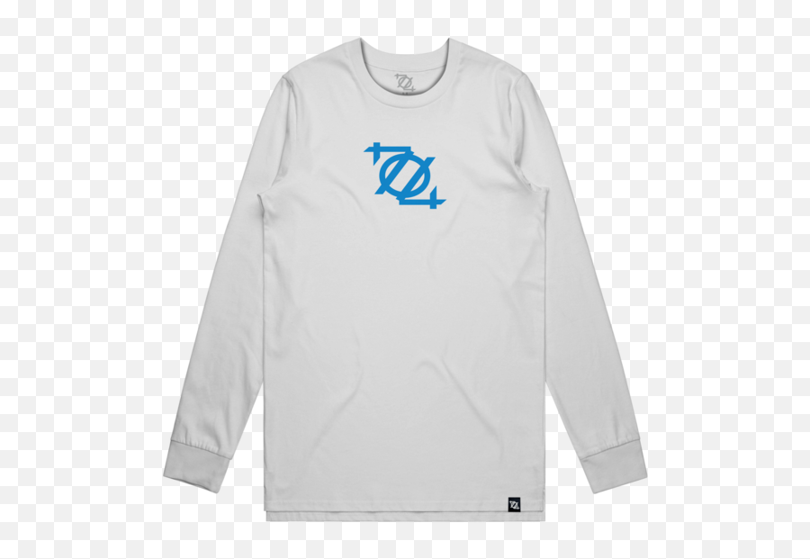 704 Shop Logo Long Sleeve Tee - Whiteblue Unisex Emoji,North Carolina Basketball Logo