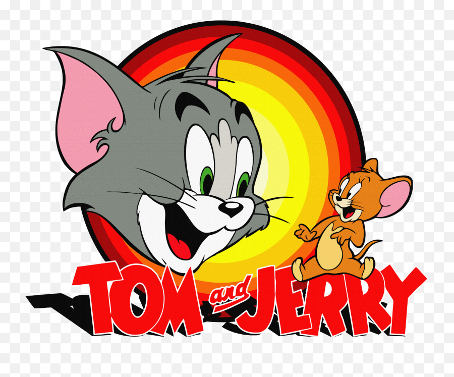 Tom And Jerry Cartoon Logo Png Image - Tom E Jerry Logo Png Emoji,Cartoon Logo