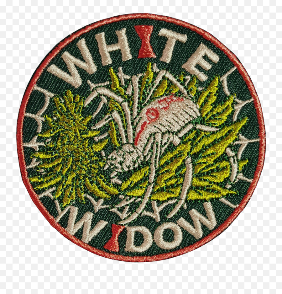 White Widow Iron - On Patch Cannabis Strain Patch Emoji,Iron On Logo Patches