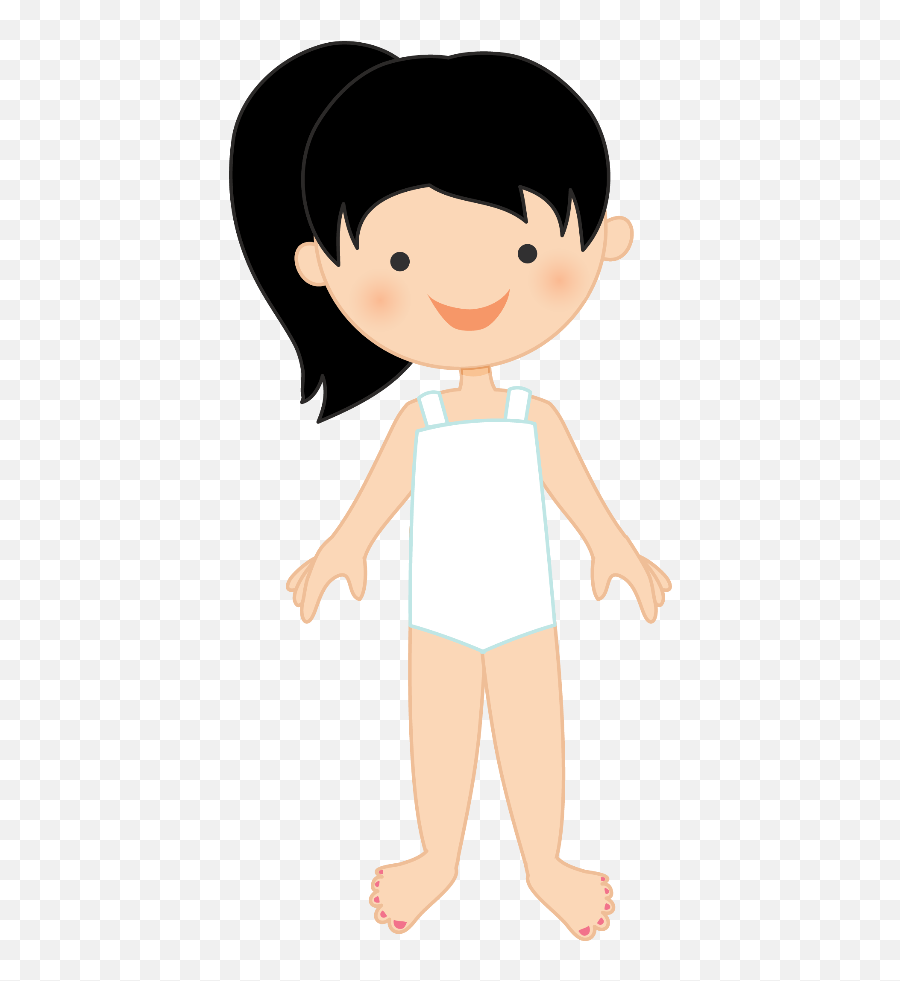 Pajamas Clipart Baby Doll Clothes - Dibujo Cuerpo Humano Niña Emoji,Pajamas Clipart