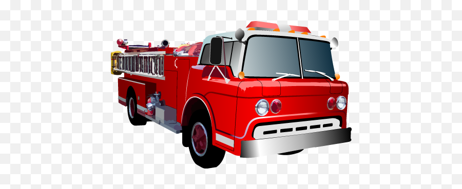 Fire Truck Clipart Png - Fire Truck Png Clipart Png Emoji,Fire Truck Clipart