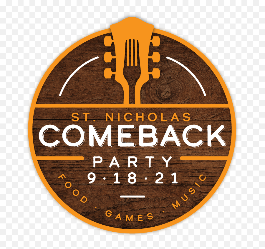 Comeback Party U2013 St Nicholas Community Parish Emoji,Food Logo Games
