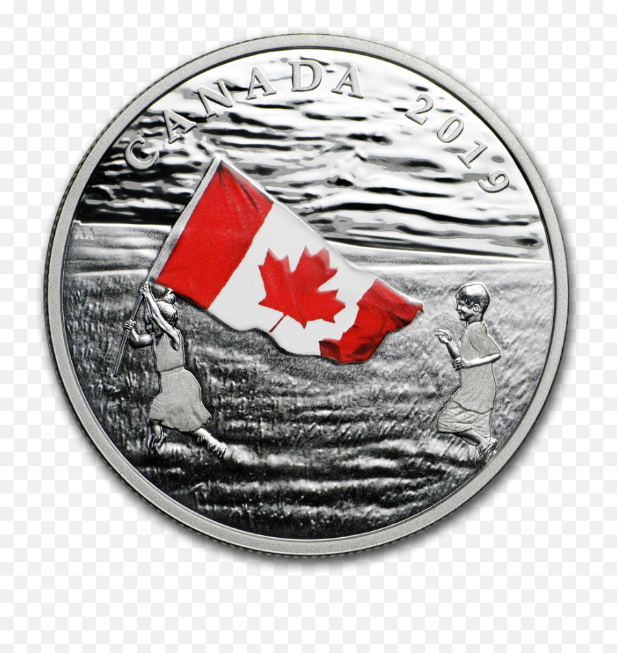 2019 Canada 1 Oz Silver 20 The Canadian Flag Emoji,Canadian Leaf Png