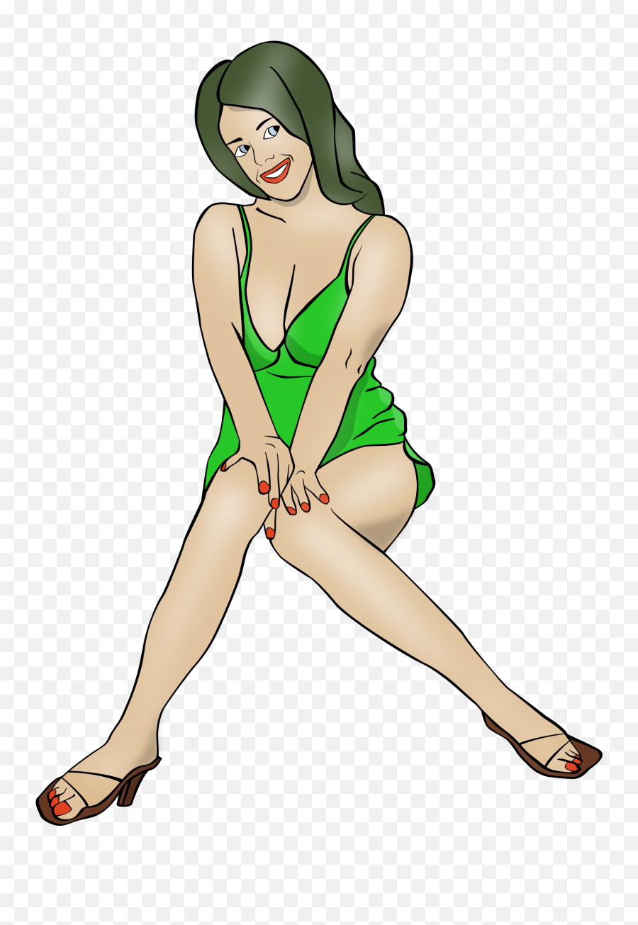 Clipart Girl Png - Sexy Woman Clip Art Emoji,Clipart Girl