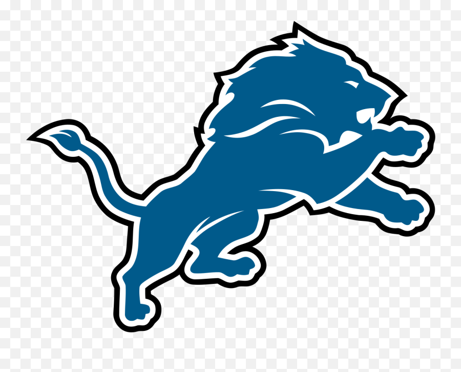 Lion Clipart Volleyball - Detroit Lions Logo Emoji,Lion Logo