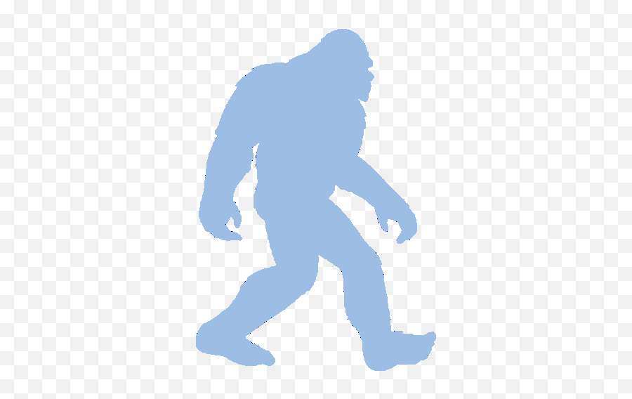 Bigfoot Footprint Clipart - Clipartsco Yeti Silhouette Emoji,Footprint Clipart