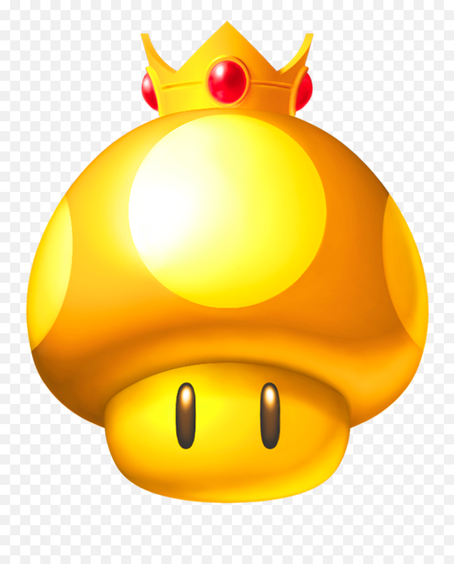 Mario Clipart Gold Star - Super Mario Gold Mushroom Golden Mushroom Mario Emoji,Mario Clipart