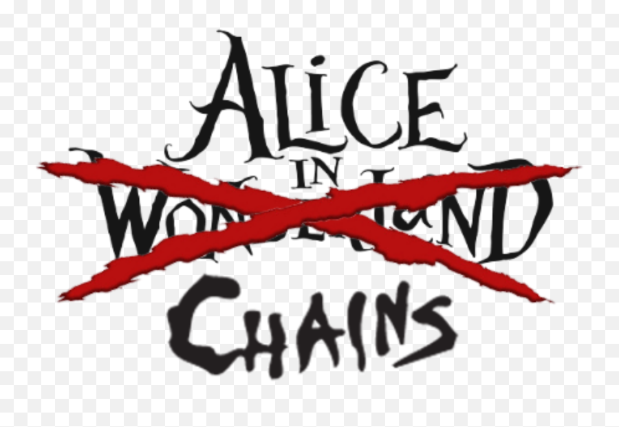 Chains Logo - Alice In Wonderland Emoji,Alice In Chains Logo