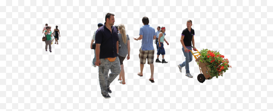 Group People Walking Png 6 Png Image - Leisure Emoji,People Walking Png
