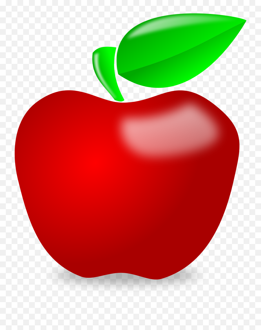 Apple Clipart Picture - Transparent Apple Clipart Emoji,Apple Clipart