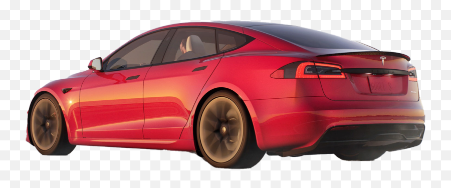 Tesla Model S Png Image - Tesla Model S Plaid Emoji,Tesla Png