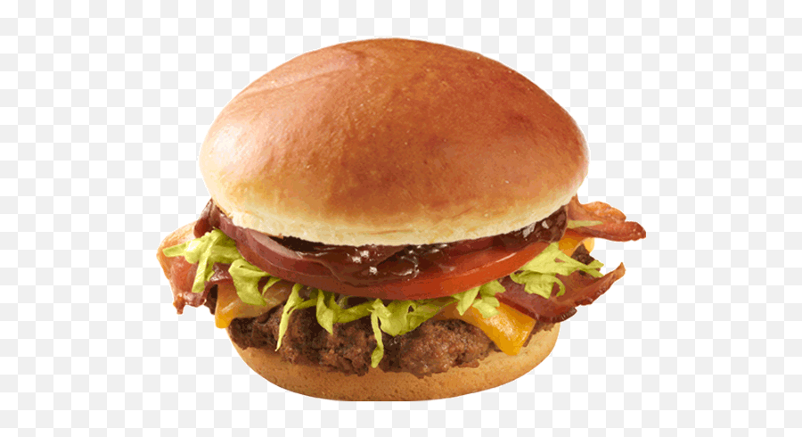 Bbq Bacon Cheeseburger - Hamburger Bun Emoji,Cheeseburger Png