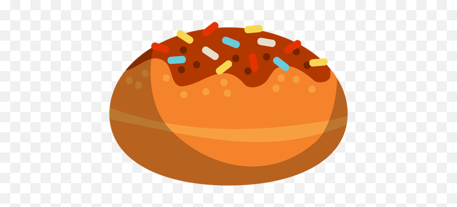 Chocolate Glazed Donut - Transparent Png U0026 Svg Vector File Small Bread Emoji,Donut Transparent Background
