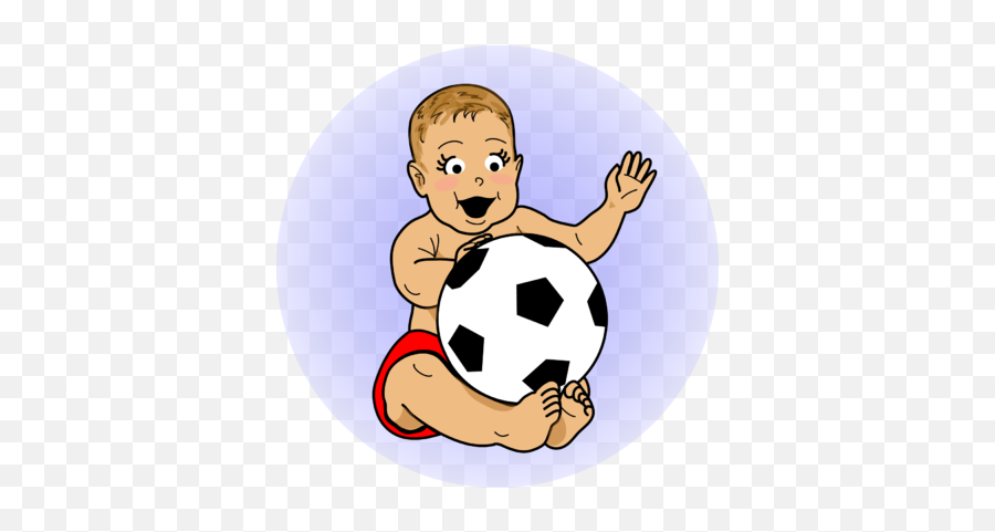 Football Clipart Transparent Png Image - Baby Playing Football Clipart Emoji,Football Clipart Transparent