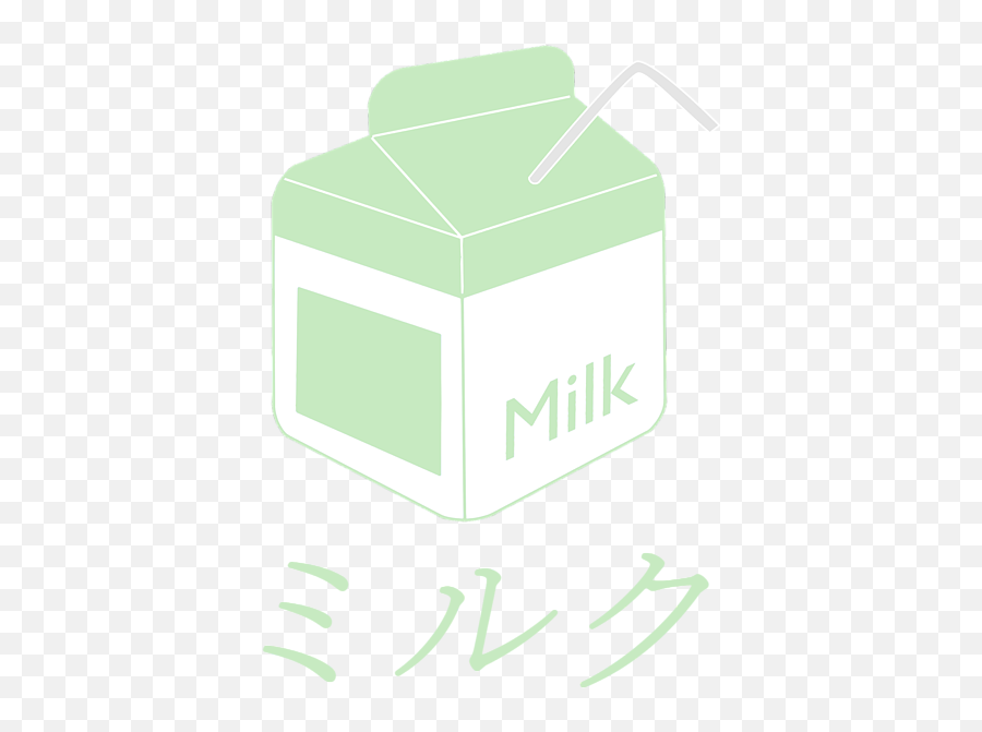 Aesthetic Milk Design Milk Carton For Depressed Boys Girls Face Mask - Green Aesthetic Milk Emoji,Milk Carton Png