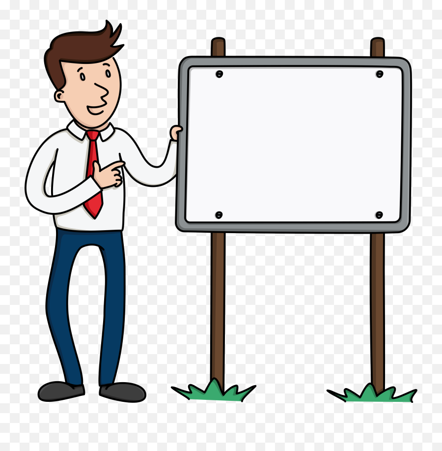 Man Pointing Png - A Business Man Pointing To A Blank Road Emoji,Pointing Clipart