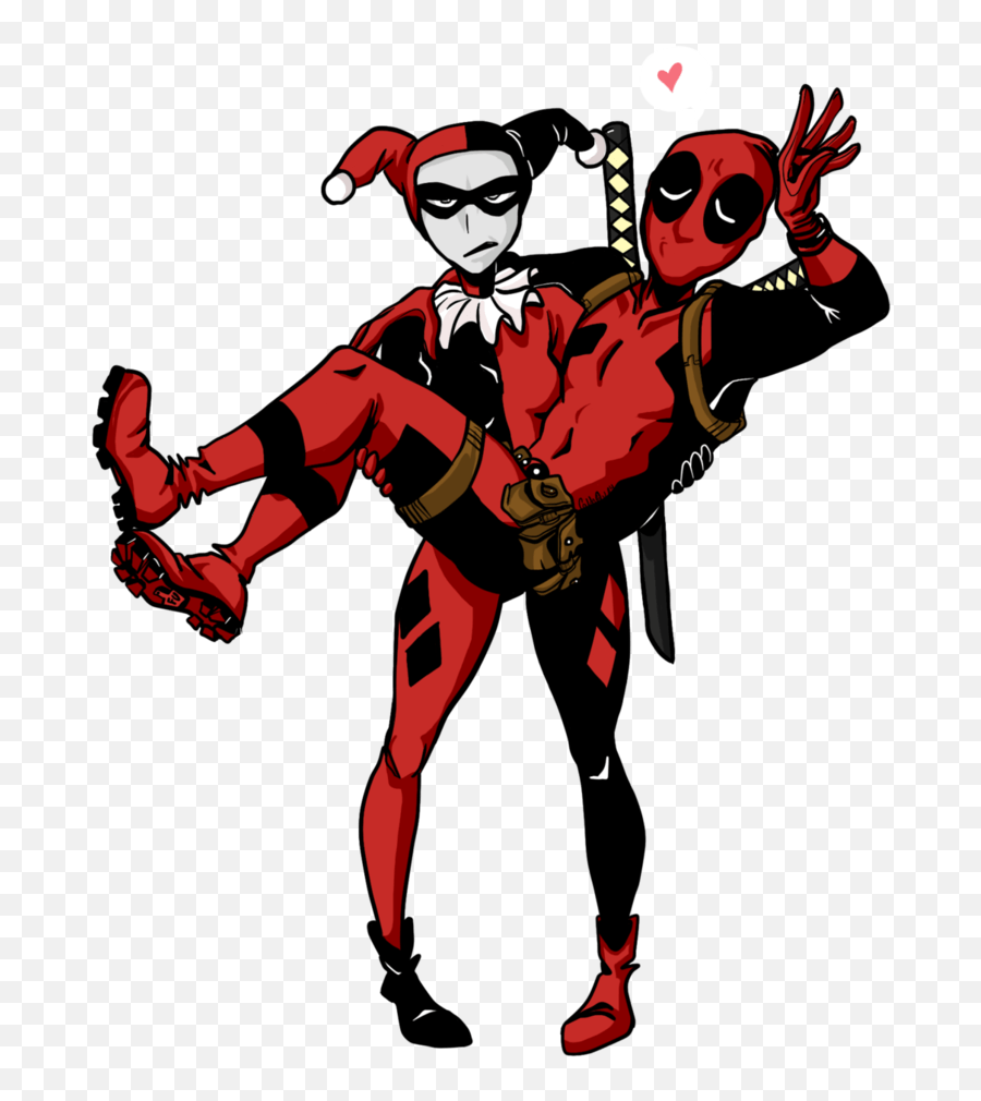 Steampunk Harley Quinn And Deadpool Wallpapers - Top Free Amor Deadpool Y Harley Quinn Emoji,Harley Quinn Logo