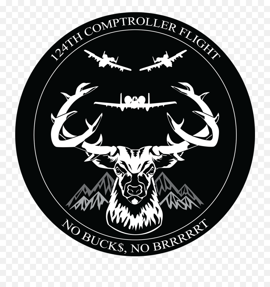 124th Comptroller Flight Heritage - Automotive Decal Emoji,National Guard Logo