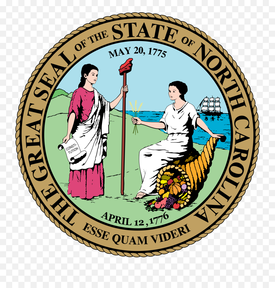 2020 United States Senate Election In - North Carolina State Seal Emoji,North Carolina Logo