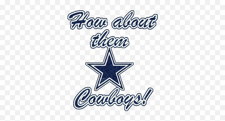 Dallas Cowboys Glitter - Bout Them Cowboys Gif Emoji,Dallas Cowboy Logo