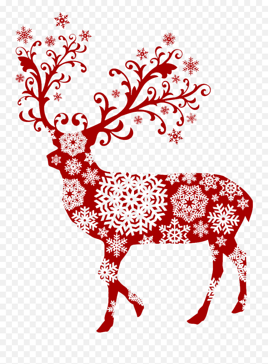 Download Clipart Reindeer Secret Santa - Deer Christmas Png Emoji,Secret Santa Clipart