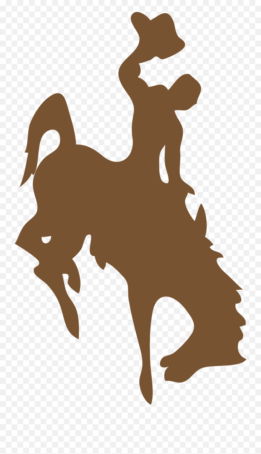 Wyoming Cowboy - University Of Wyoming Emoji,W Y Logo