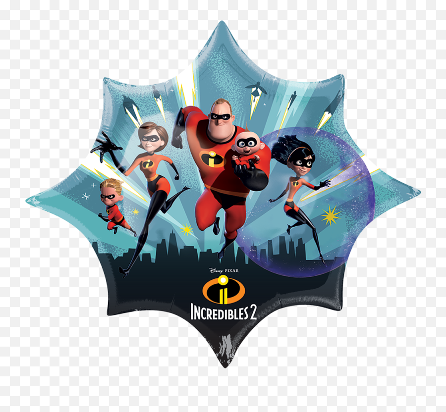Disney The Incredibles 2 Archives - Convergram Incredibles Foil Balloons Emoji,The Incredibles Png