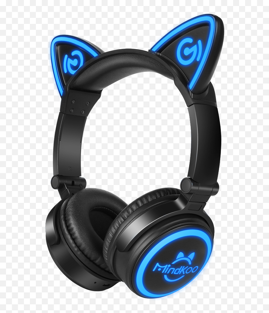 Download Adorable Cat Ears - Transparent Cat Headphones Mindkoo Cat Ear Headphones Emoji,Cat Ears Transparent