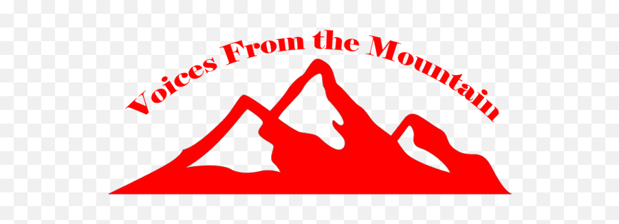 Logo Design Submission For Voices From - Language Emoji,Red Logo With Mountains