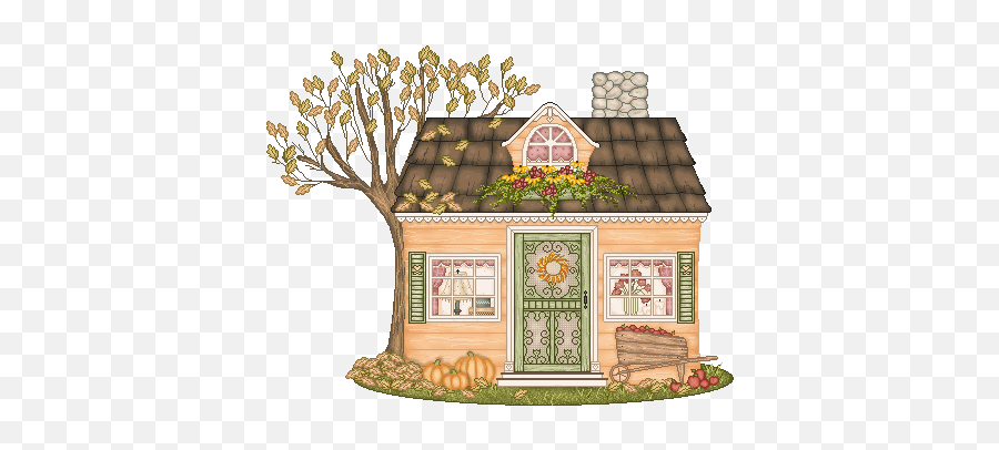Cottage Art - 3 Bears House Clipart Emoji,Membership Clipart