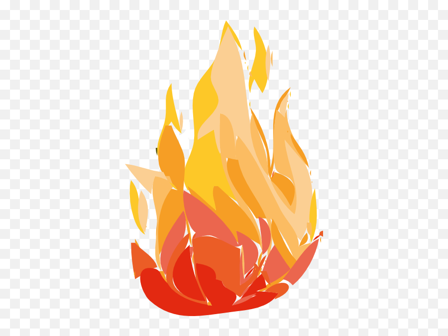 Download Fire Flames Clipart Gif - Cartoon Bush On Fire Vertical Emoji,Flames Clipart