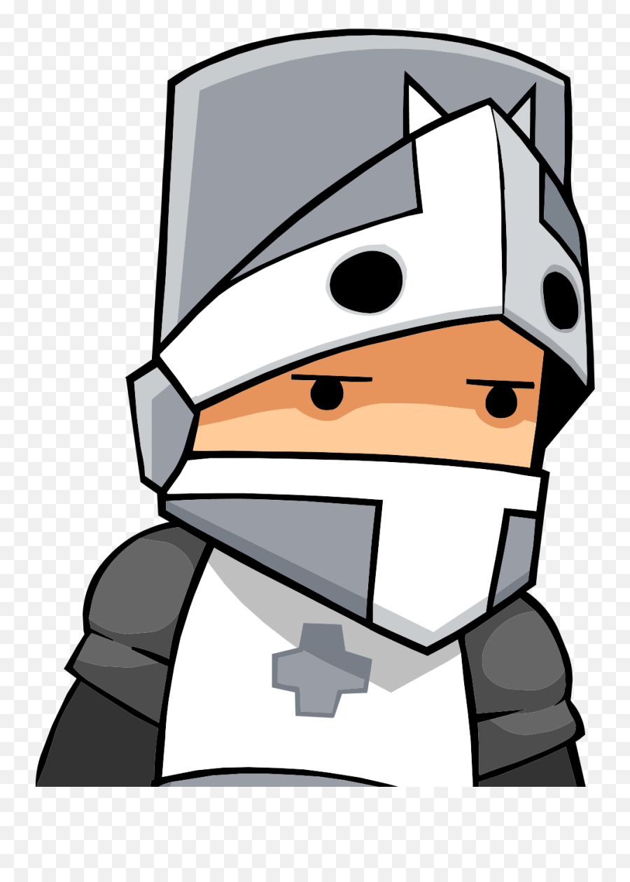 Open - Faced Gray Knight Castle Crashers Gray Knight Emoji,Knight Helmet Clipart