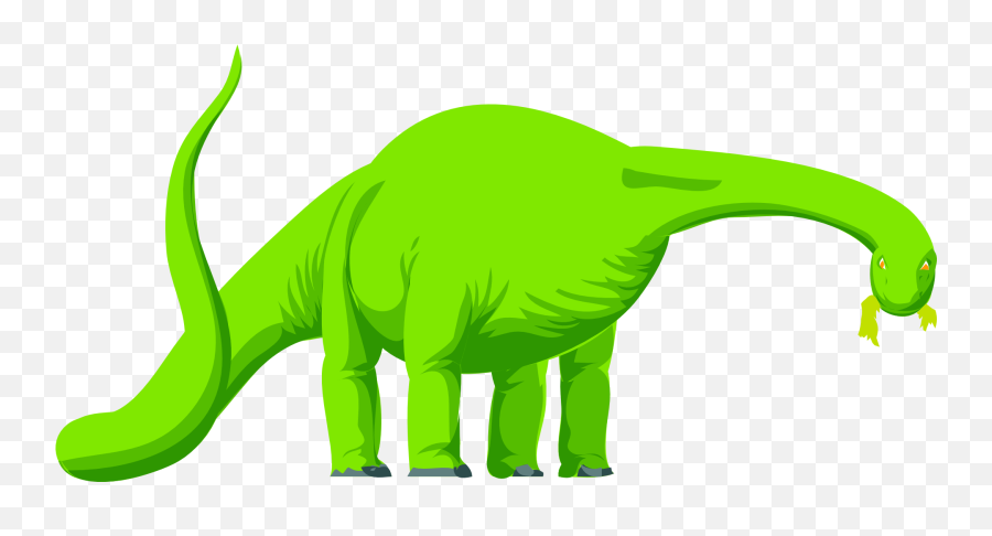 Green Brontosaurus Clipart Free Image Emoji,Brontosaurus Clipart