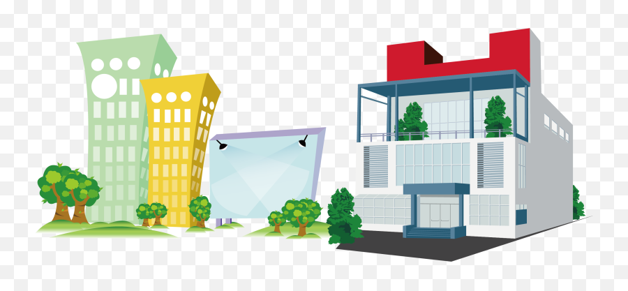 Download Building Company Cartoon Office Architecture Free Emoji,Buildings Png