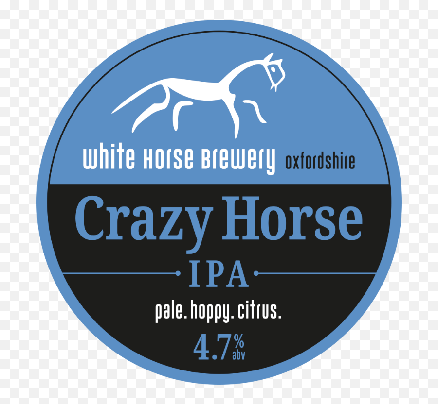Crazy Horse U2013 White Horse Brewery Emoji,White Horse Png