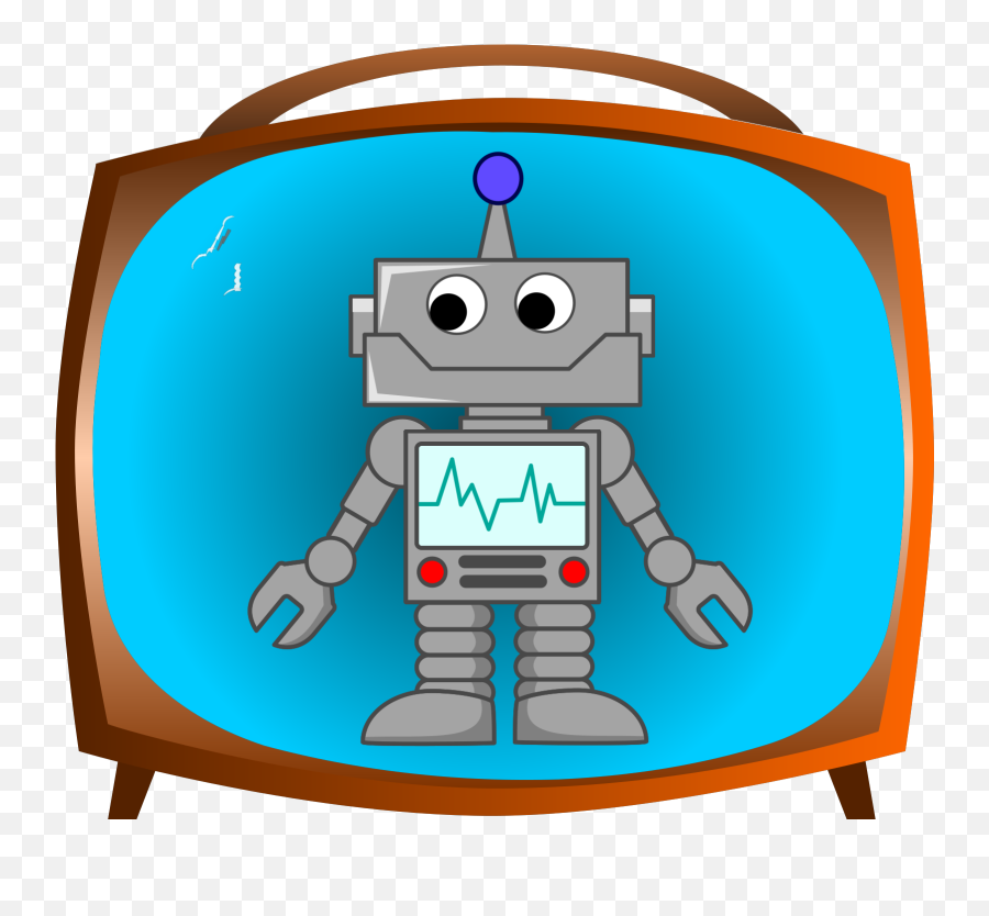 Blue Robot Png Svg Clip Art For Web - Download Clip Art Emoji,Cyborg Clipart