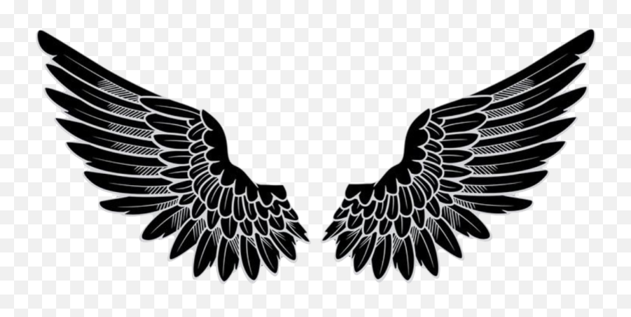 Angel Wings Logo Png Transparent Png - Logo Wings Png Hd Emoji,Wings Logo