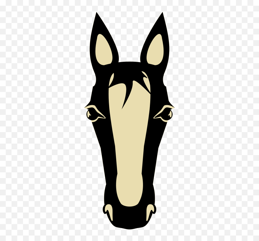 Silhouette Horse Head Clipart Image 2 - Horse Head Emoji,Head Clipart